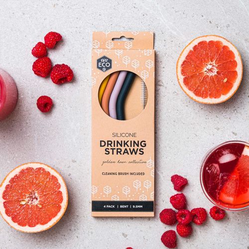 evereco-silicone-straws-4packbent