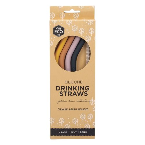 evereco-silicone-straws-4packbent