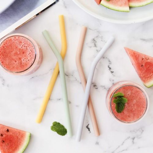 Buy Ever Eco Silicone Straws Bent Online