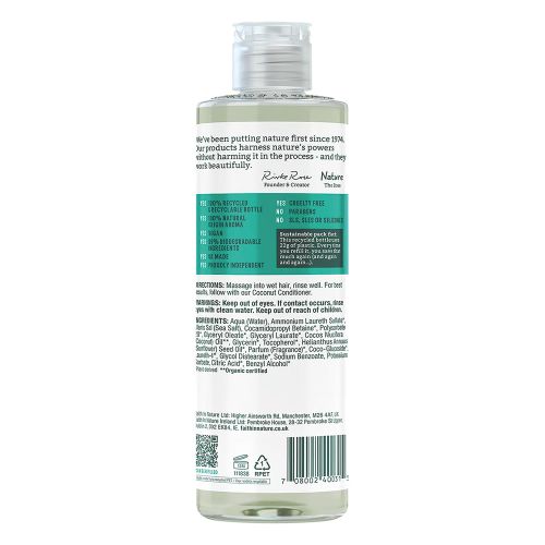 Faith In Nature Coconut Hydrating Shampoo 400ml