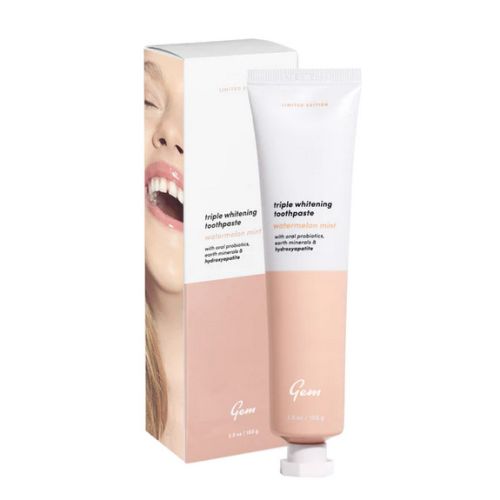 Gem Triple Whitening Toothpaste Watermelon Mint 100g
