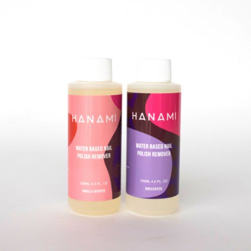 Hanami Water Based Nail Polish Remover Unscented 125ml