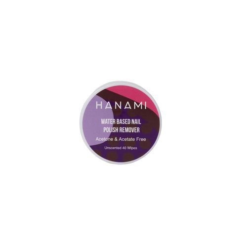 Buy Hanami Water Based Nail Polish Remover Wipes Unscented Online