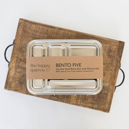 The Happy Sparrow Bento Five Stainless Steel Bento Box
