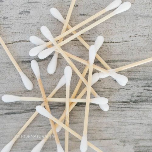 The Happy Sparrow Biodegradable Bamboo Cotton Buds 200 Pack
