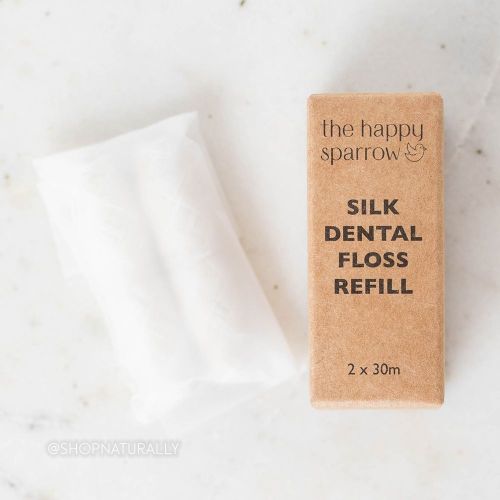 The Happy Sparrow Silk Dental Floss Refill 60m