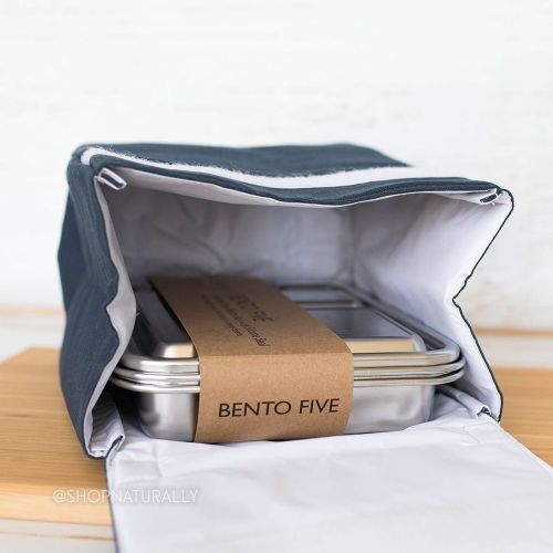 The Happy Sparrow Insulated Lunch Bag Navy
