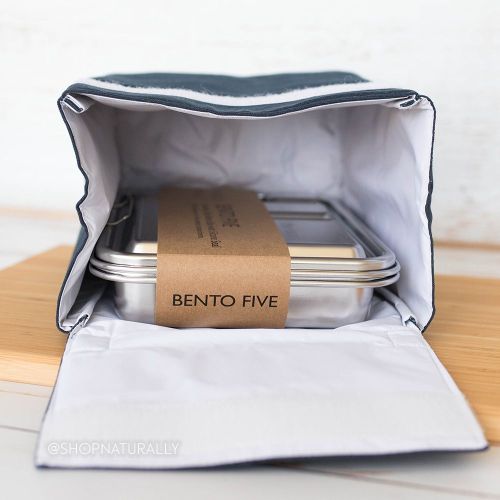 The Happy Sparrow Insulated Lunch Bag Navy