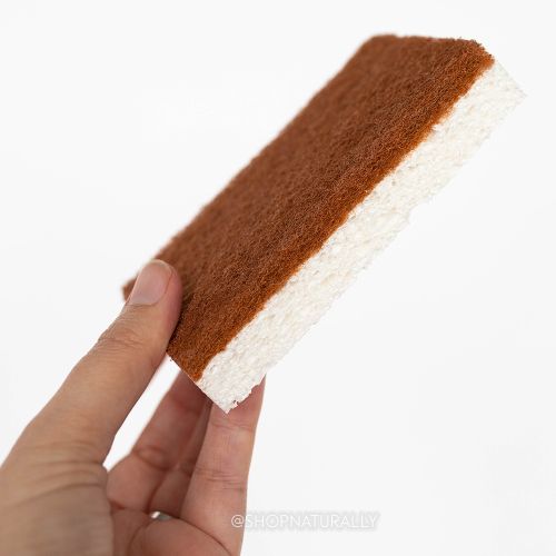 Buy The Happy Sparrow Coconut Scourer Sponge 10 Pack online