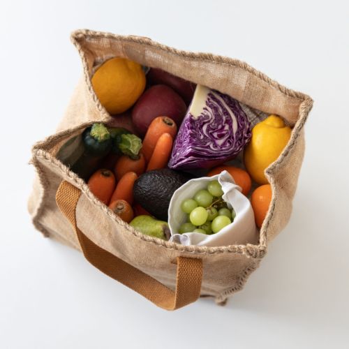 The Happy Sparrow Jute Shopping Bag