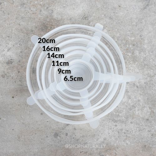 The Happy Sparrow Silicone Food Cover Set