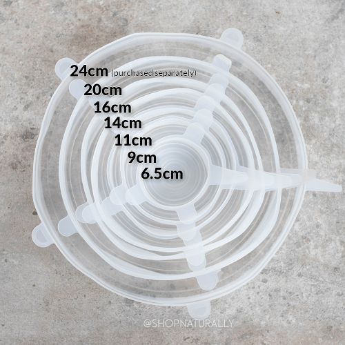 The Happy Sparrow Silicone Food Cover Set