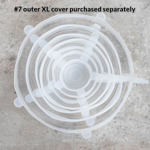 The Happy Sparrow Silicone Food Cover Set