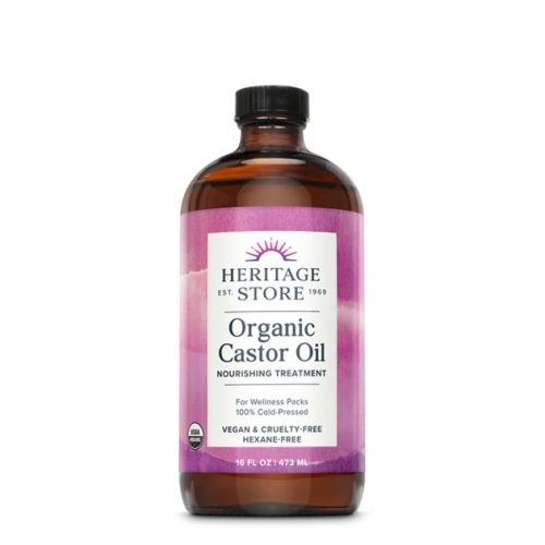 Heritage Store Organic Castor Oil 473ml
