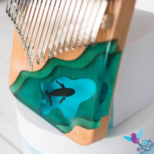 Hluru Kalimba 21 Key Whale in C Major