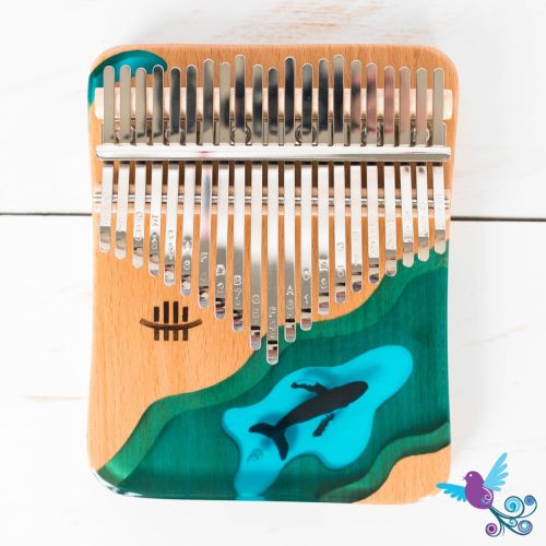 Hluru Kalimba 21 Key Whale in C Major