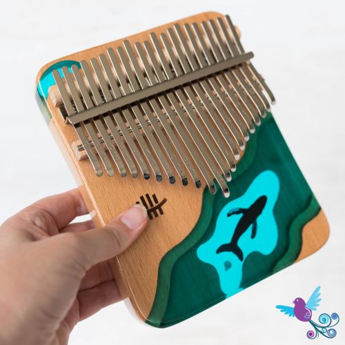 Hluru Kalimba 21 Key Whale in C Major