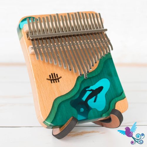 Hluru Kalimba 21 Key Whale in C Major