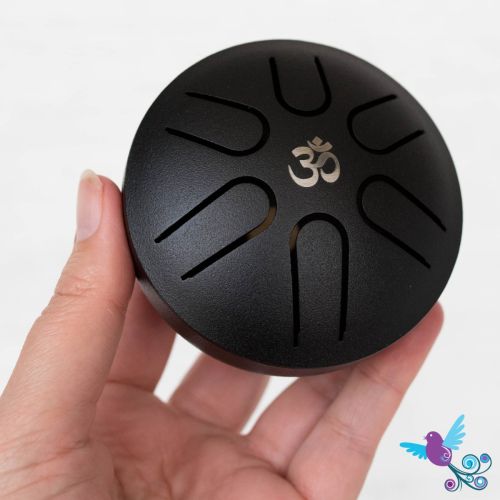 Hluru Mini Pentatonic Tongue Drum Black
