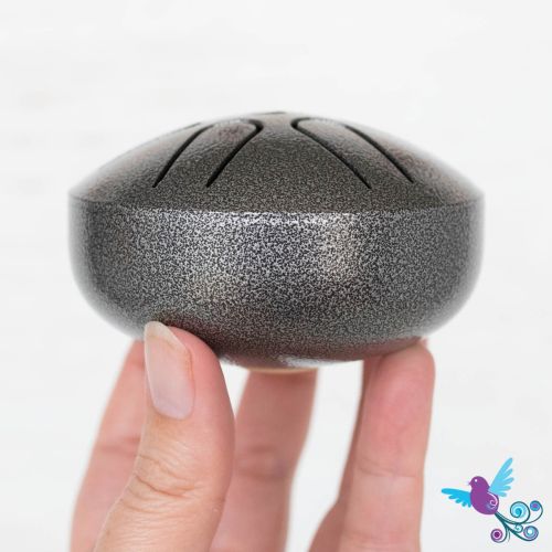 Hluru Mini Pentatonic Tongue Drum Silver