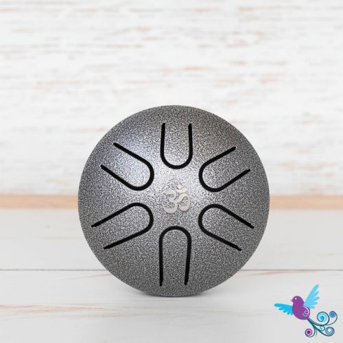 Hluru Mini Pentatonic Tongue Drum Silver