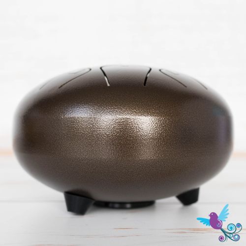 Hluru 8 Note Pentatonic Lotus Tongue Drum Bronze