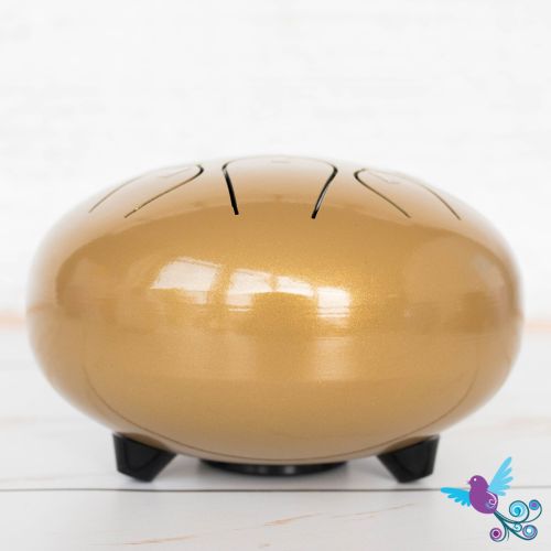 Hluru 8 Note Pentatonic Lotus Tongue Drum Yellow