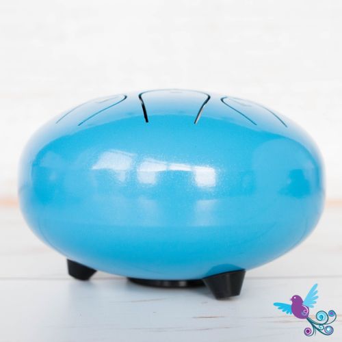 Hluru 8 Note Pentatonic Lotus Tongue Drum Sky Blue