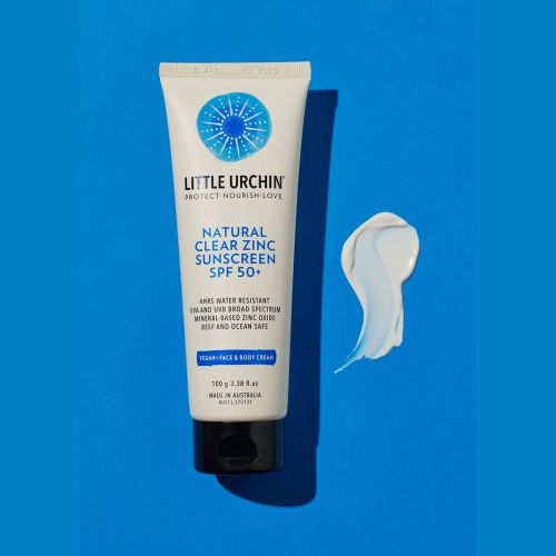 Little Urchin Natural Sunscreen Clear Zinc SPF50  100g