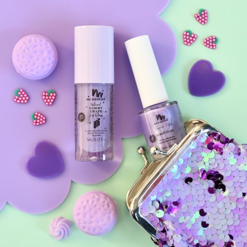 No Nasties Lip Gloss Gummy Grape 5ml