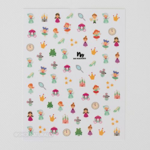 No Nasties Nail Sticker Sheet Princess