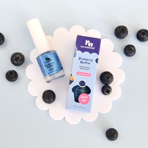 No Nasties Scented Nail Polish Blueberry Muffin 8.5ml