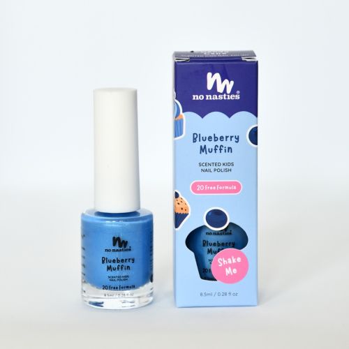 No Nasties Scented Nail Polish Blueberry Muffin 8.5ml