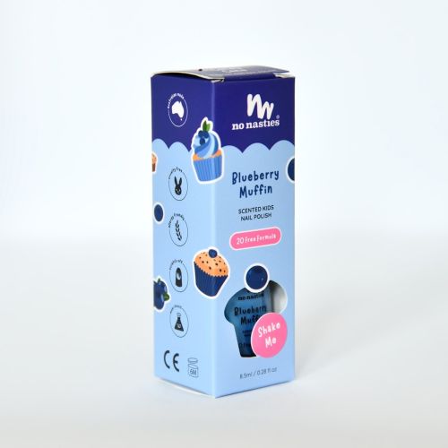 No Nasties Scented Nail Polish Blueberry Muffin 8.5ml