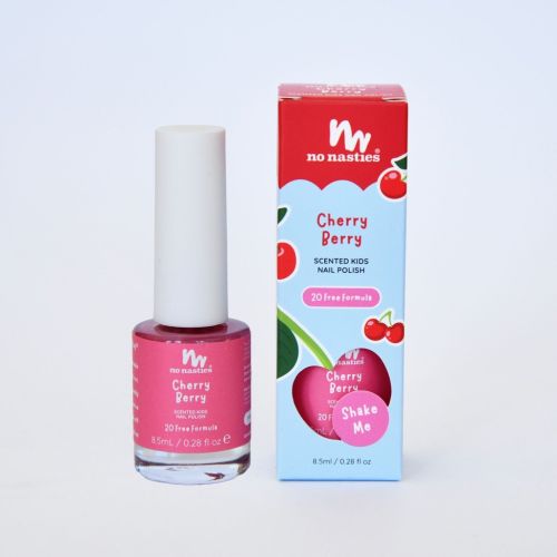 No Nasties Scented Nail Polish Cherry Berry 8.5ml