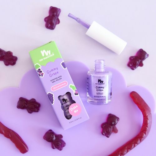No Nasties Scented Nail Polish Gummy Grape 8.5ml
