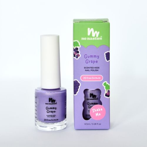 No Nasties Scented Nail Polish Gummy Grape 8.5ml