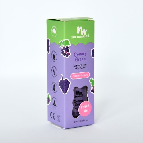 No Nasties Scented Nail Polish Gummy Grape 8.5ml