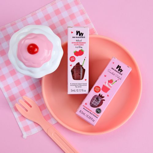 No Nasties Lip Gloss Strawberry Cupcake 5ml