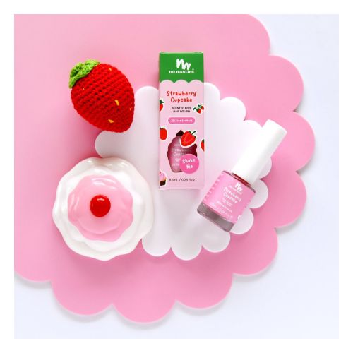 No Nasties Scented Nail Polish Strawberry Cupcake 8.5ml