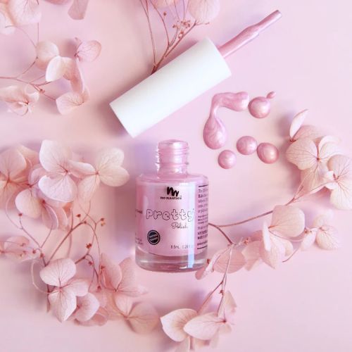 No Nasties Water Based Peelable Nail Polish Pastel Pink