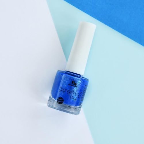 No Nasties Water Based Peelable Nail Polish Mermaid Blue