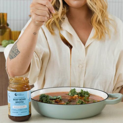 Nutra Organics Bone Broth Beef Concentrate Natural Beef 390g