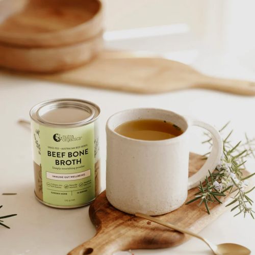 Nutra Organics Bone Broth Beef Powder Garden Herb 125g