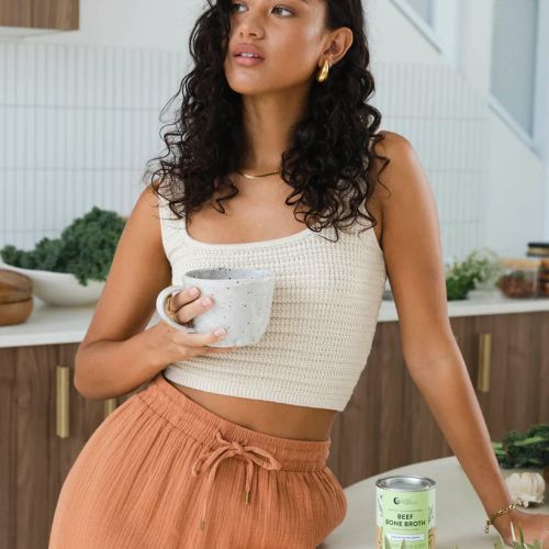 Nutra Organics Bone Broth Beef Powder Garden Herb 125g