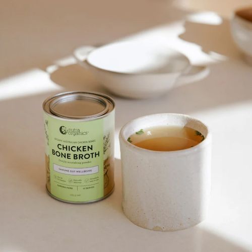 Nutra Organics Bone Broth Chicken Powder Garden Herb 125g