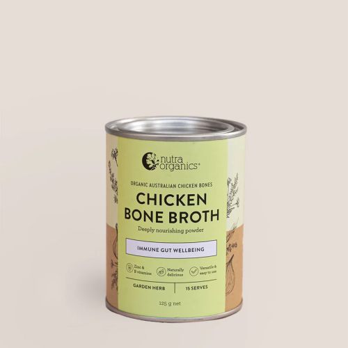 Nutra Organics Bone Broth Chicken Powder Garden Herb 125g