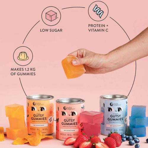 Nutra Organics Gutsy Gummies Blueberry 150g
