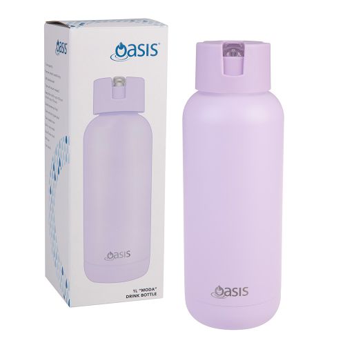 Buy Oasis Moda 1L insulated water bottle in purple