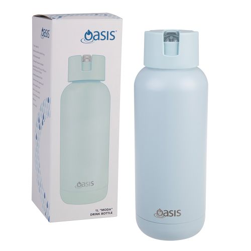 Buy Sea Mist Oasis 1L Moda insulated water bottle
